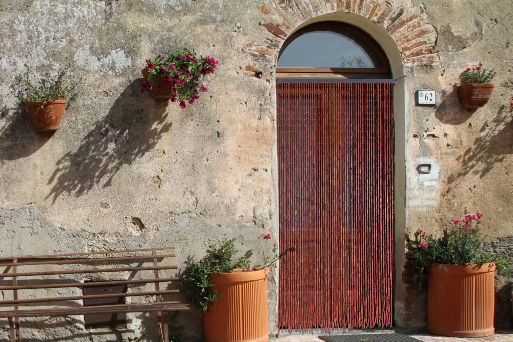 Kralengordijn bamboe- houtparels 90x200 cm