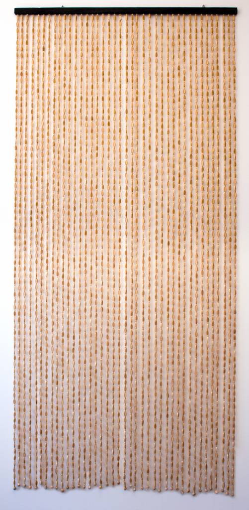 Kralengordijn  "Sumatra"  bamboe- houtkralen  90x200 cm