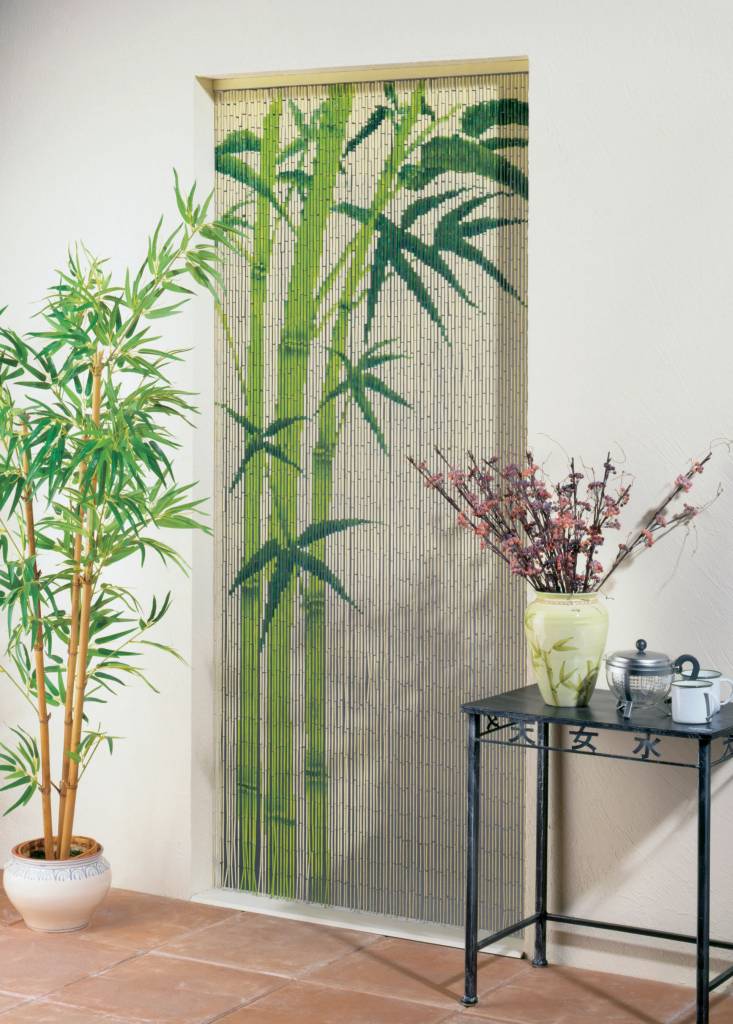 Bamboe vliegengordijn "Bambou" 90 x 200 cm Bamboe vliegengordijn "Bambou" 90 x 200 cm