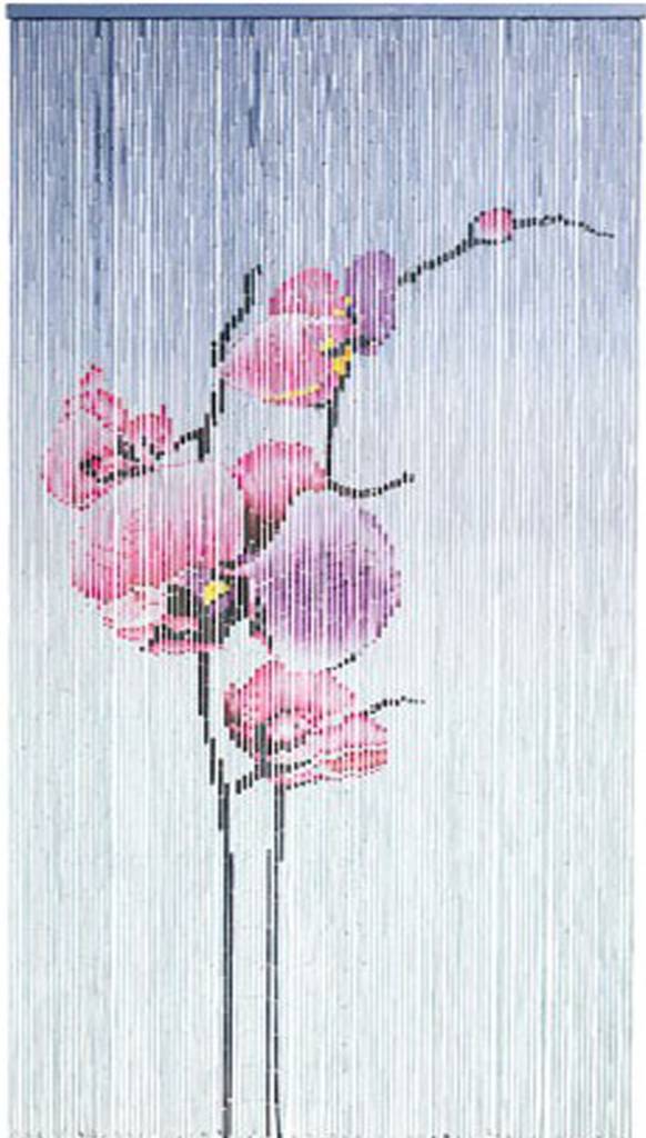 Bamboe vliegengordijn "Phalaeno"  90 x 200 cm