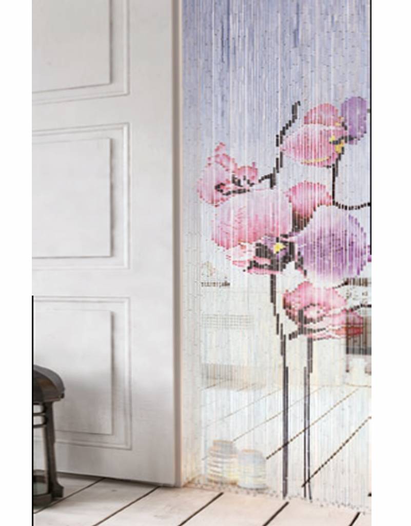 Bamboe vliegengordijn "Phalaeno"  90 x 200 cm Bamboe vliegengordijn "Phalaeno"  90 x 200 cm