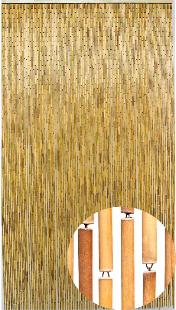 Bamboe Vliegengordijn "Naturel"  90x200 cm