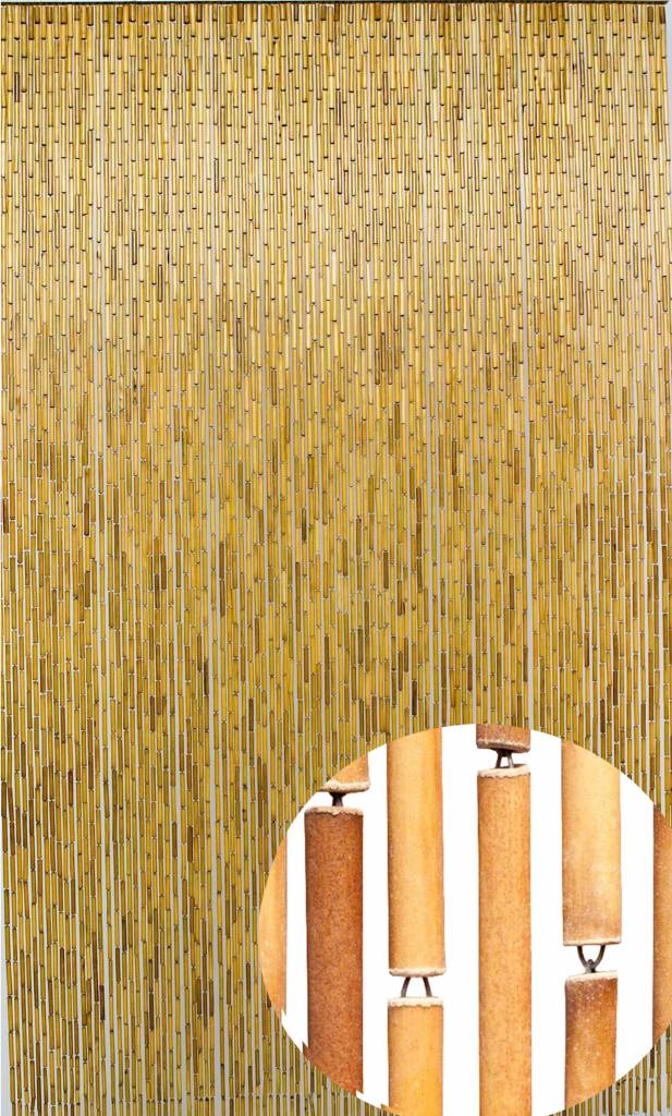 Bamboe Vliegengordijn "Naturel"  100x220 cm