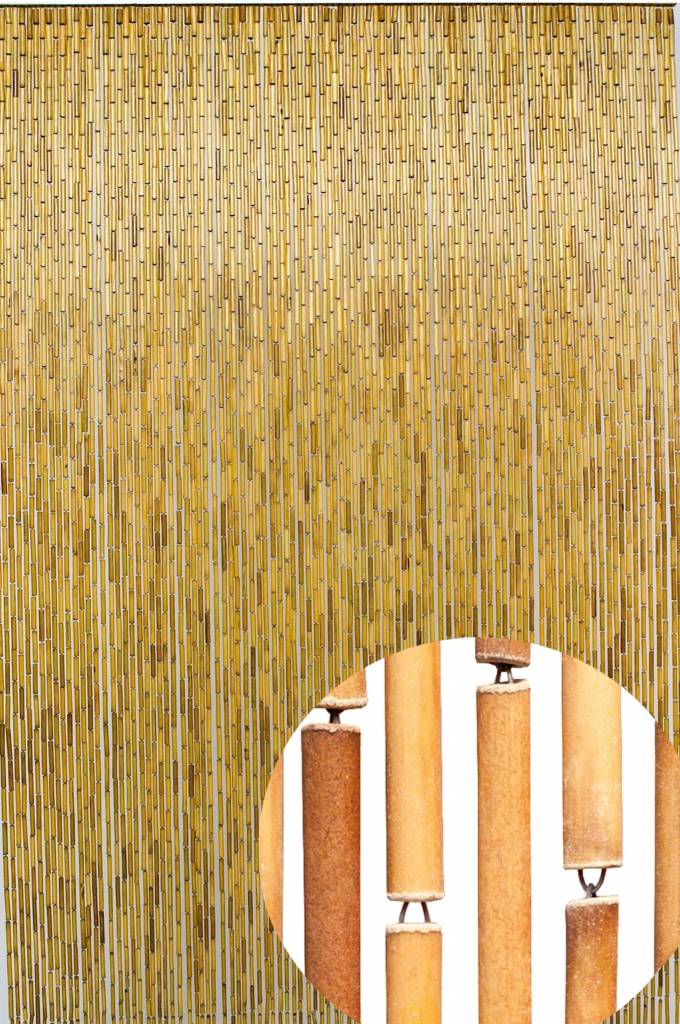 Bamboe Vliegengordijn "Naturel"  120x220 cm