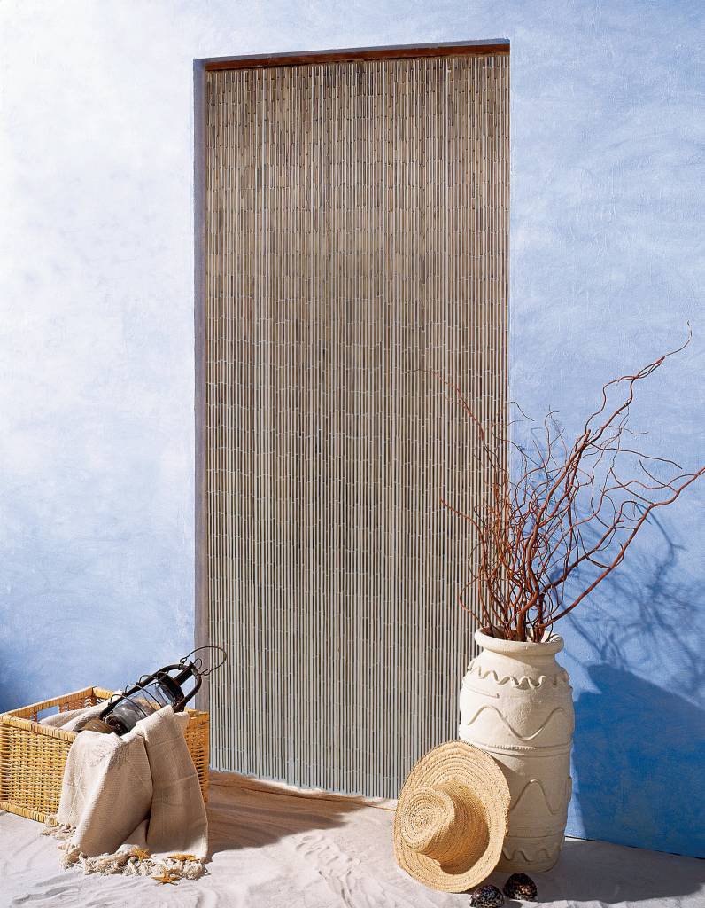 Bamboe Vliegengordijn "Mahonie"  90x200 cm Bamboe Vliegengordijn "Mahonie"  90x200 cm