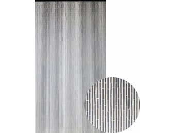 Bamboe Vliegengordijn "Taupe"  90x200 cm