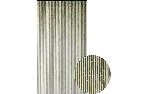 Bamboe Vliegengordijn "Kaki"  90x200 cm
