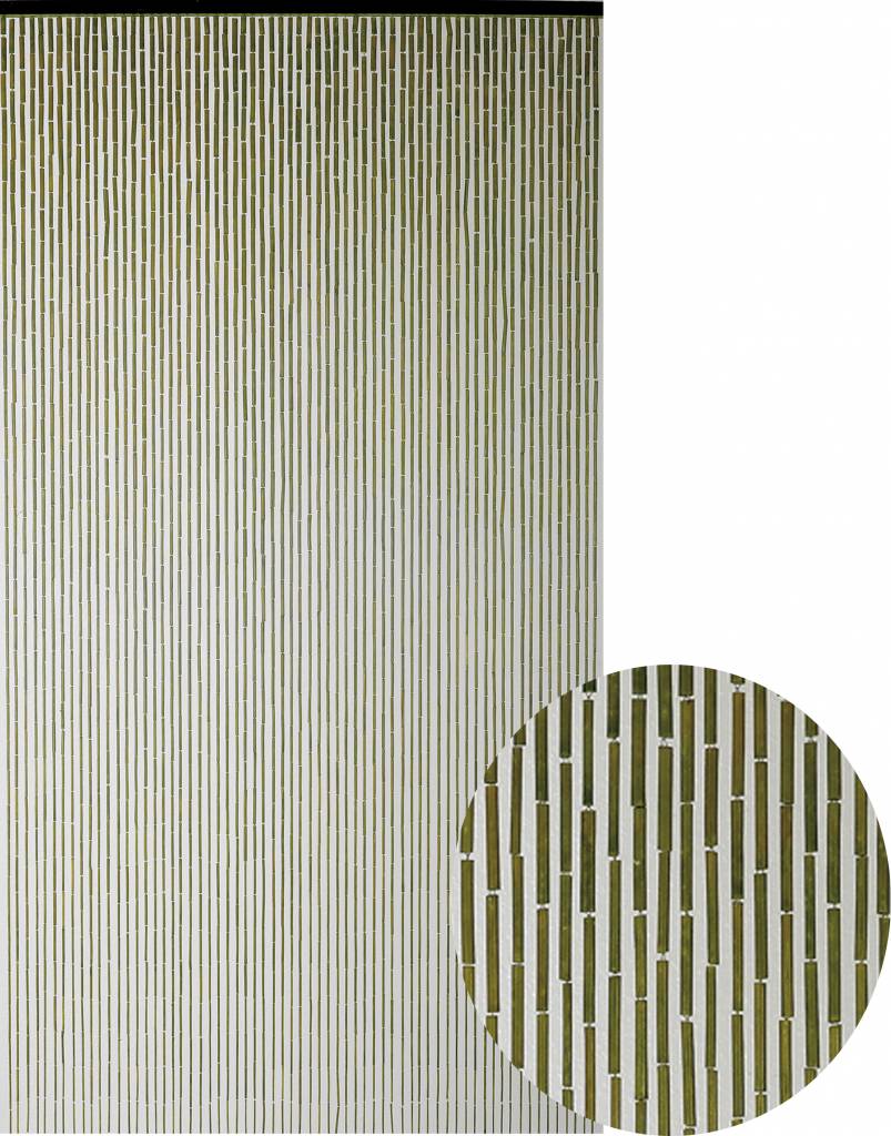 Bamboe Vliegengordijn "Kaki"  90x200 cm