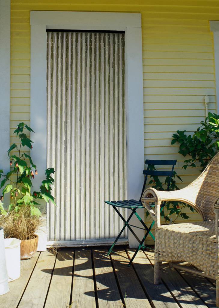 Bamboe Vliegengordijn "Kaki"  90x200 cm