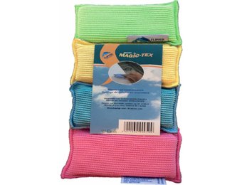 Dubbelzijdige keukenspons microvezel  (4 stuks)