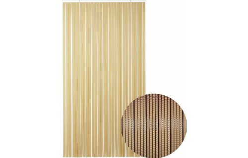 Vliegengordijn PVC  "Tahiti"  Bruin/beige in verschillende maten