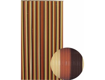 Vliegengordijn PVC  "Antilles"   Bruin/Beige