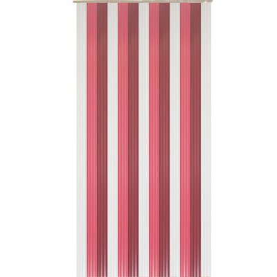 Vliegengordijn PVC  "Antilles"   Bordeaux/Grijs 90x220 cm