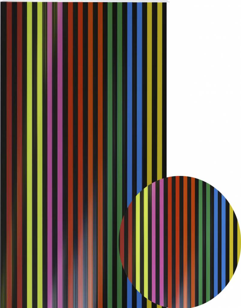 Vliegengordijn PVC  "Antilles"   Multi Zwart  90x220 cm Vliegengordijn PVC  "Antilles"   Multi Zwart  90x220 cm