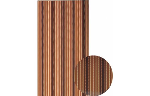 Vliegengordijn PVC  "Ibiza"   Bruin/Beige  in verschillende maten