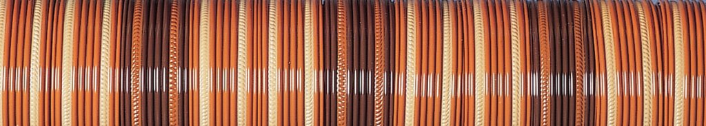 Vliegengordijn PVC  "Ibiza"   Bruin/Beige  in verschillende maten