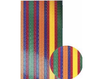 Vliegengordijn PVC  "Ibiza"   Multicolore