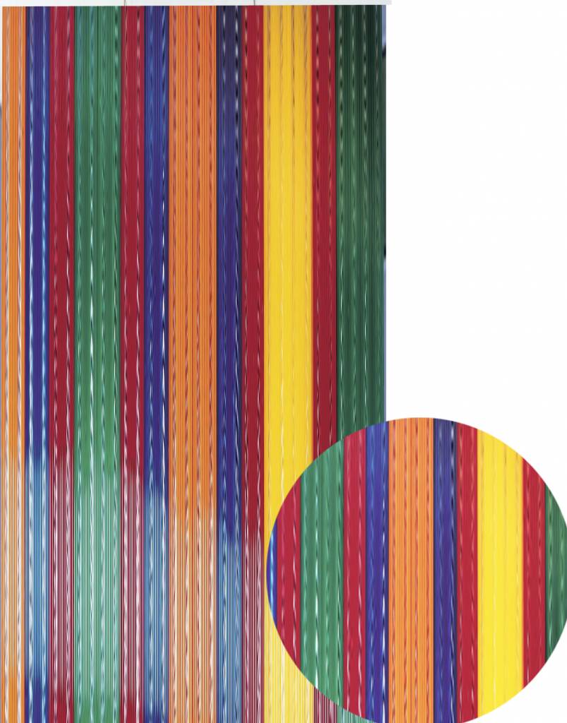 Vliegengordijn PVC  "Ibiza"   Multicolore  in verschillende maten