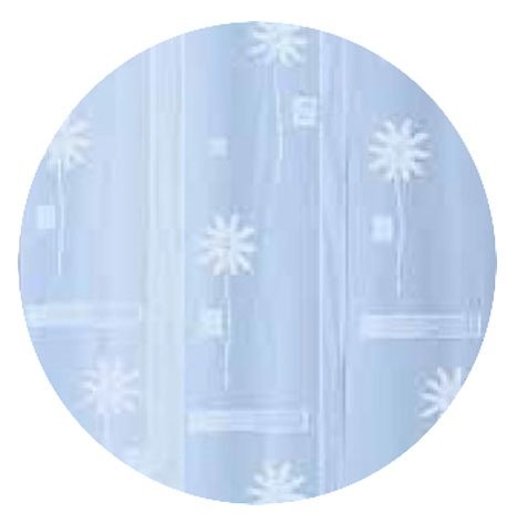 Horgordijn  "Moustidéco"  blauw  100x220 cm Horgordijn  "Moustidéco"  blauw  100x220 cm