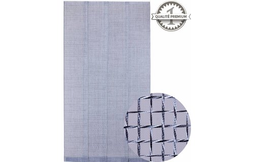 Horgordijn  "Moustitendance"  Grijs/Zwart  100x220 cm