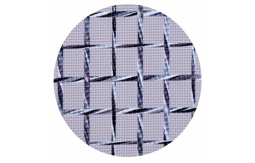 Horgordijn  "Moustitendance"  Grijs/Zwart  100x220 cm