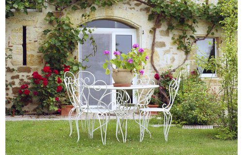 Horgordijn  "Moustitendance"  Grijs/Zwart  100x220 cm