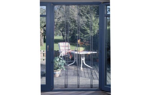 Horgordijn  "Mosquito"  Grijs  100x220 cm