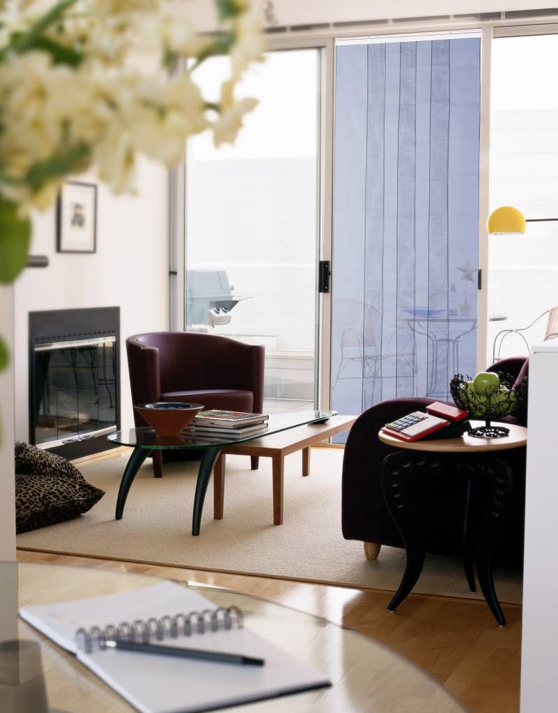 Horgordijn 4 lamellen   "Arles"    100x220 cm