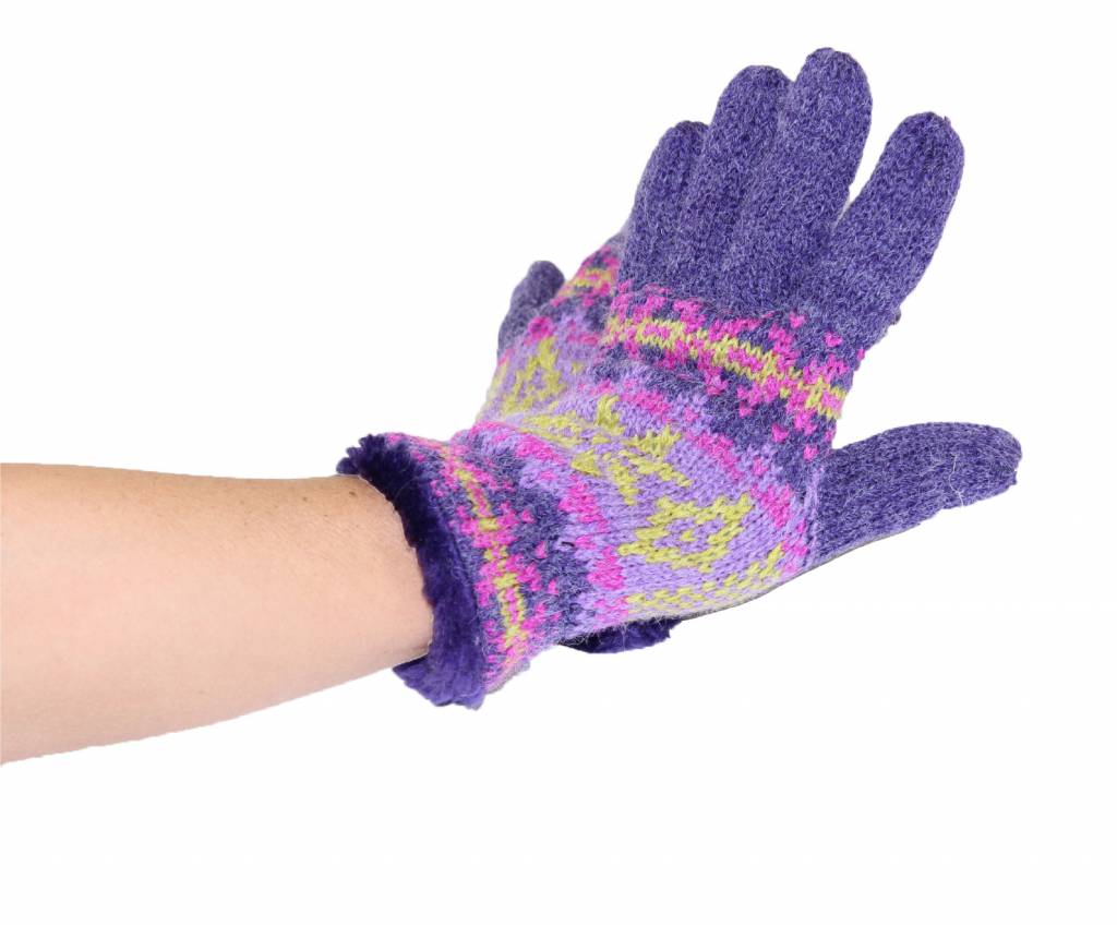 Handschoenen Dames Boa met Pels