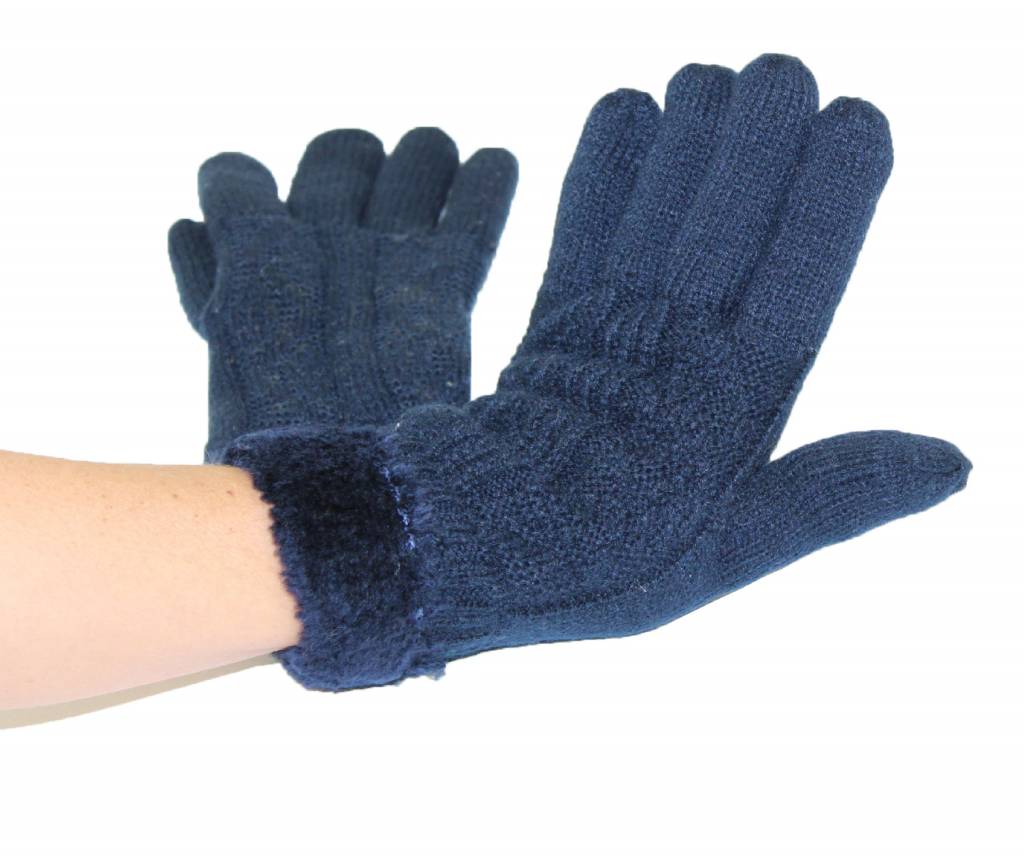 Handschoenen Dames Boa met pels Handschoenen Dames Boa met pels