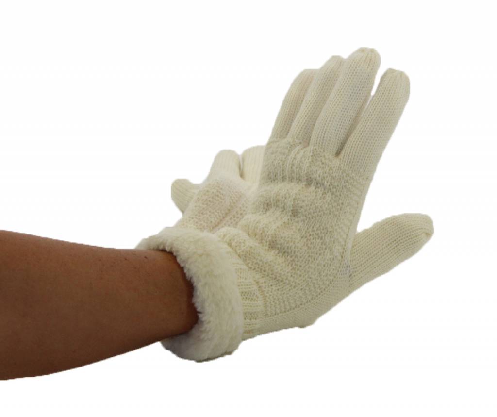 Handschoenen Dames Boa met pels Handschoenen Dames Boa met pels