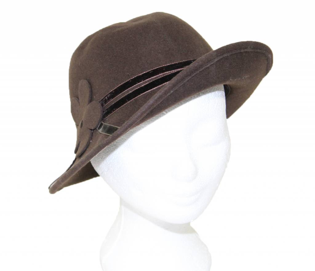 Dameshoed Vinyl Bloem