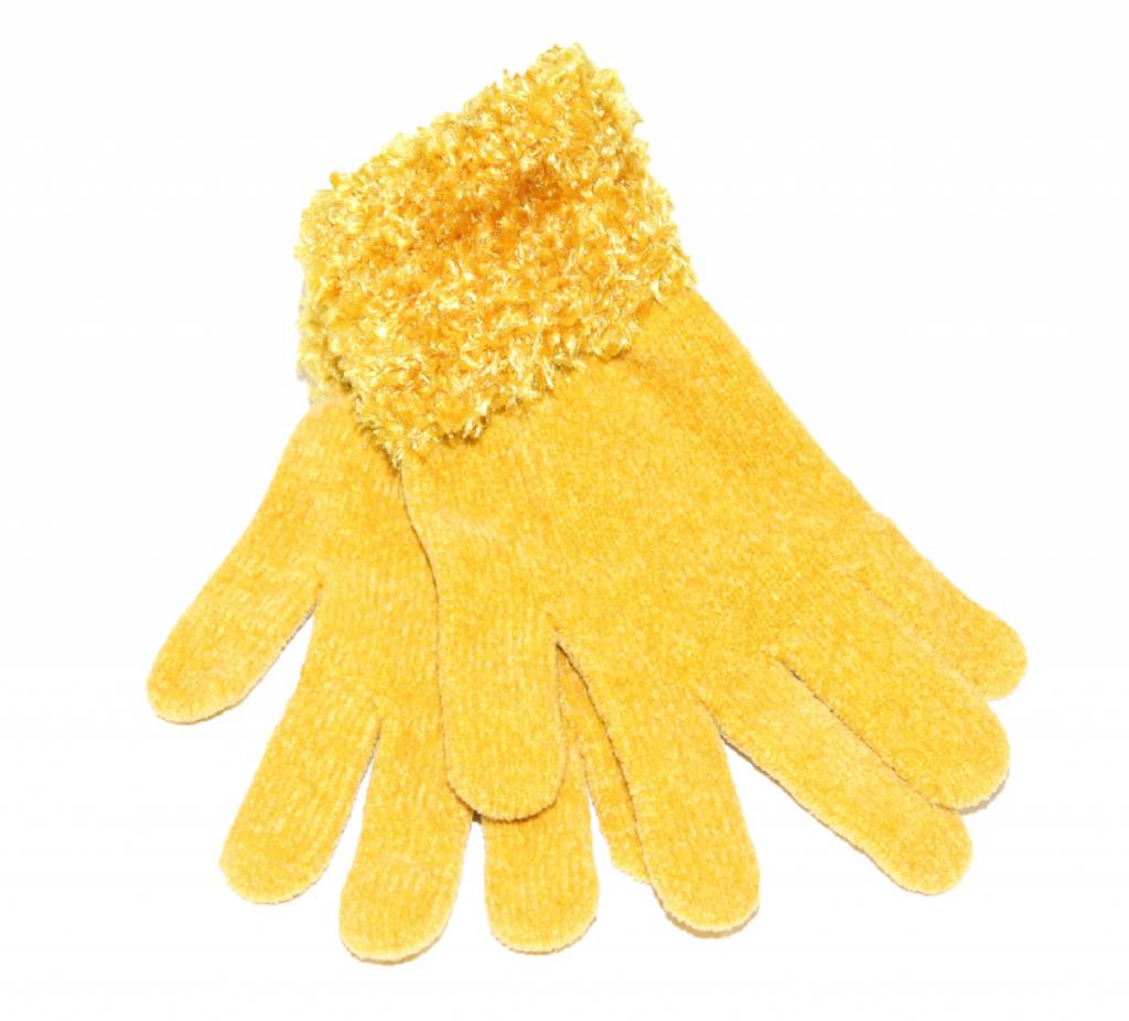 Handschoenen met boord Chenille