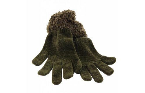 Handschoenen met boord Chenille