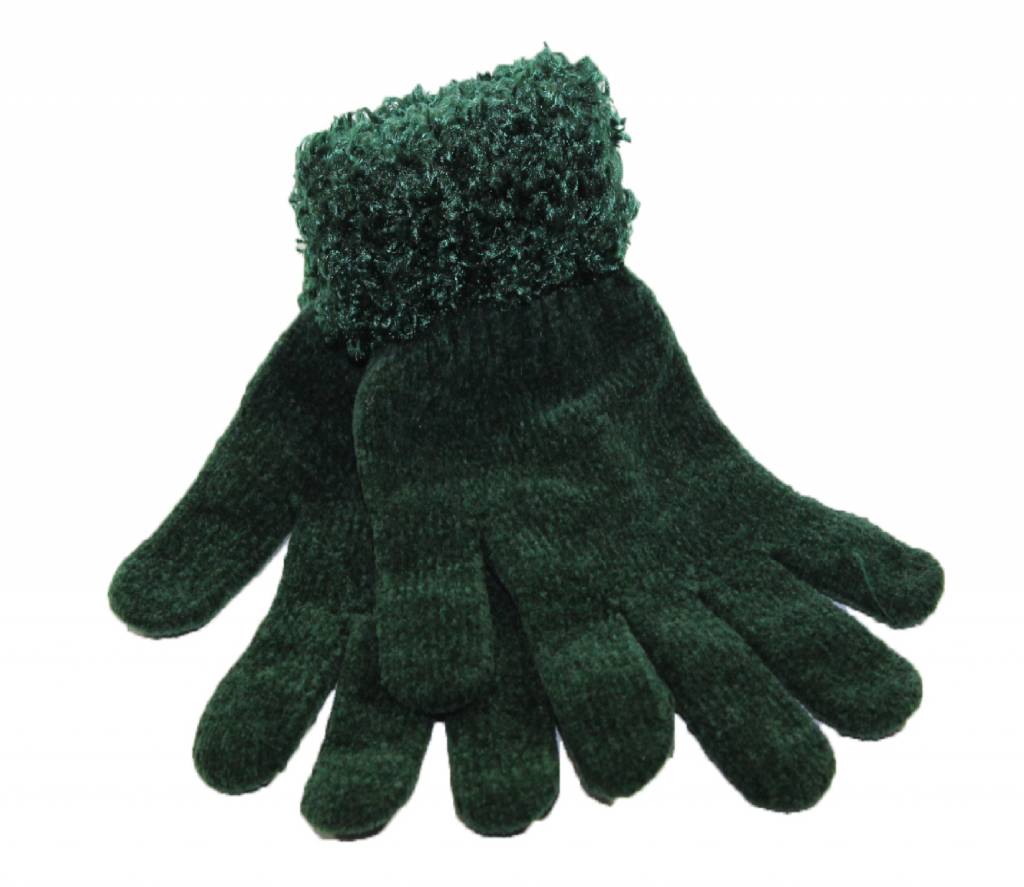 Handschoenen met boord Chenille