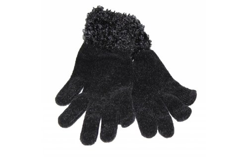 Handschoenen met boord Chenille