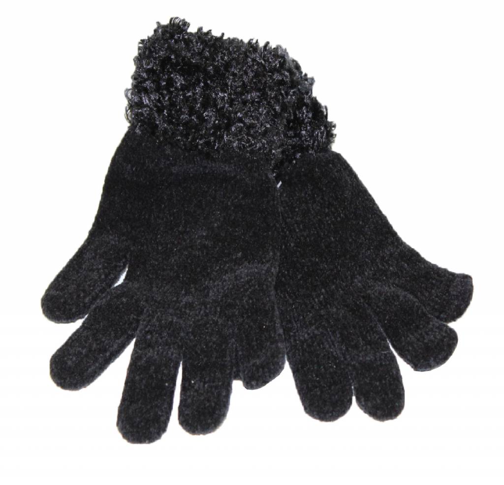 Handschoenen met boord Chenille