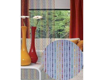 Kralengordijn  "Olivia" Regenboog  90x220 cm