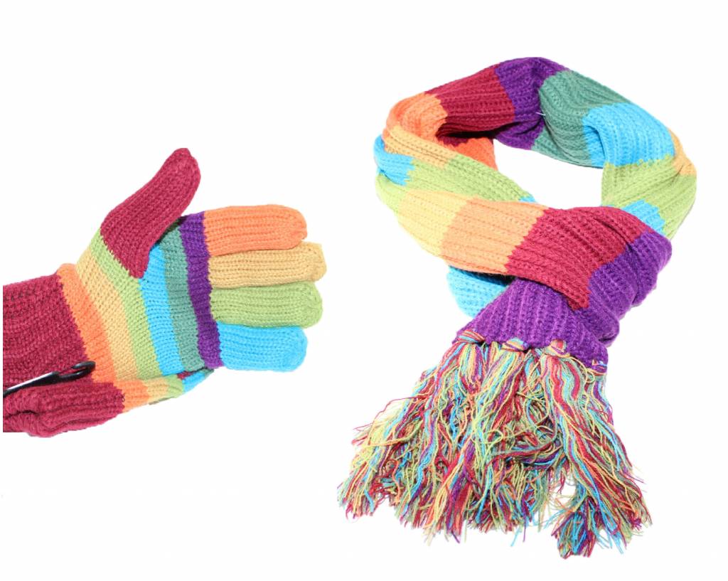 Handschoen Multy color Handschoen Multy color