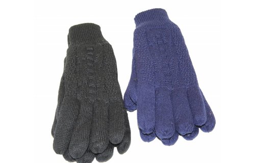 Handschoenen Heren Gebreid met pels Handschoenen Heren Gebreid met pels