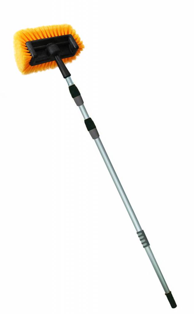 Professionele zachte Wasborstel vijfzijdig  Oranje  25 cm Professionele zachte Wasborstel vijfzijdig  Oranje  25 cm
