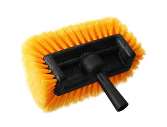 Professionele zachte Wasborstel vijfzijdig  Oranje  25 cm