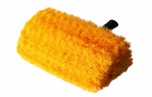 Professionele zachte Wasborstel vijfzijdig  Oranje  25 cm