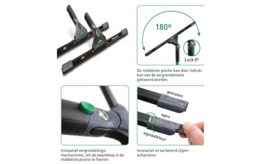 Aluminium rail ErgoTec Ninja + soft-rubber 35 cm