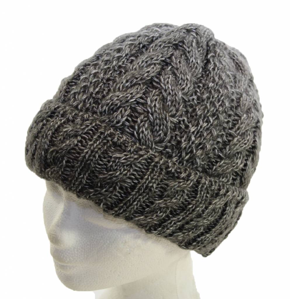 Muts dik gebreid met teddy voering. Muts dik gebreid met teddy voering.