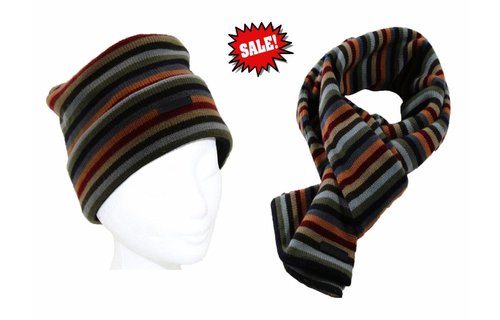 Muts gestreept in 3 verschillende maten.