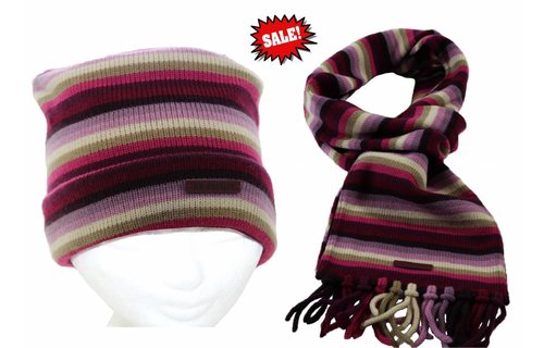 Muts gestreept in 3 verschillende maten.