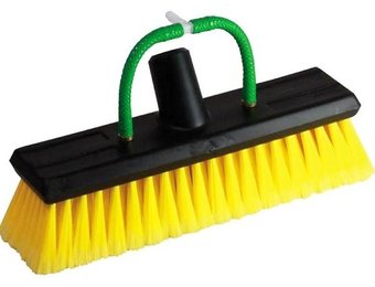 HiFlo Zonnepaneelborstel  27 cm   Soft  geel
