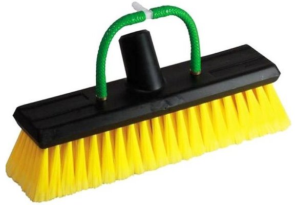 HiFlo Zonnepaneelborstel  27 cm   Soft  geel