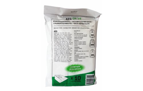 AEG Gr 28 / 5000 serie, intense filtration,  kunststof aansluiting,  Stofzuigerzakken